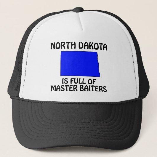 Nord-Dakota - voller Master-Baiters Truckerkappe (Vorderseite)