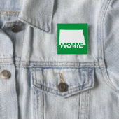 Nord Dakota Zuhause weg Vom Staat Button Abzeichen (Beispiel)