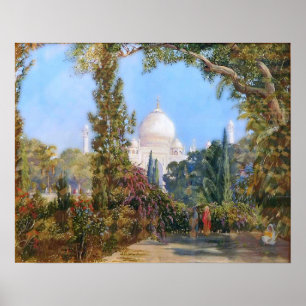 Nord - Der Taj Mahal in Agra, Westindien Poster