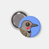Nord-Flicker (rot-bündig) Magnet (Vorderseite/Rückseite)