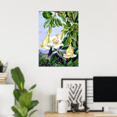 Nord - Folien und Blume eines tropischen Amerikane Poster (Heimbüro)