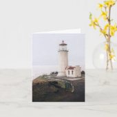 Nord Head Lighthouse Note Card - Leere Karte (Gelbe Blume)