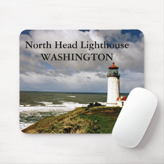 Nord Head Lighthouse, Washington Mousepad (Mit Mouse)