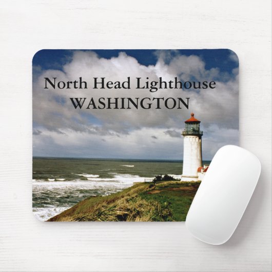 Nord Head Lighthouse, Washington Mousepad (Mit Mouse)