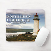 Nord Head Lighthouse, Washington Mousepad (Mit Mouse)