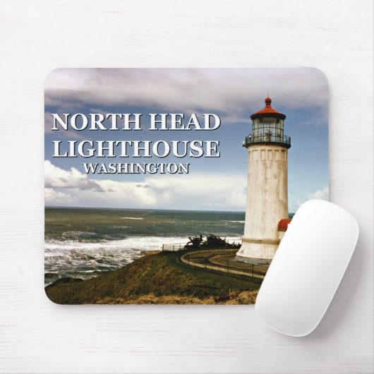 Nord Head Lighthouse, Washington Mousepad (Mit Mouse)