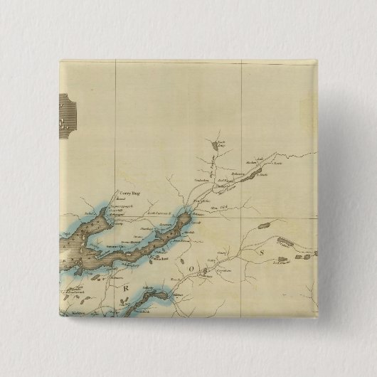 Nord Inverness Shire Button (Vorderseite)