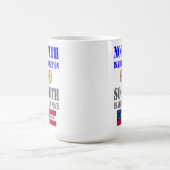 NORD IST EINE RICHTUNG KAFFEETASSE (Mittel)