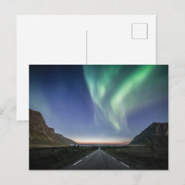 Nord Lights Road Trip Postkarte