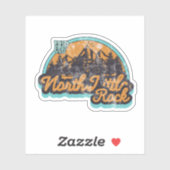 Nord-Little Rock, Arkansas-Sticker Aufkleber (Blatt)