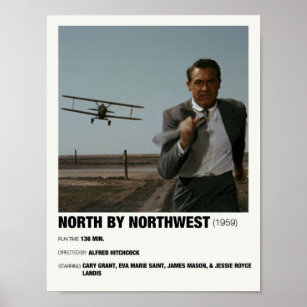 Nord nach Nordwesten 1959 Alternativer Film Poster