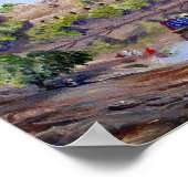 Nord - Palast von Padmini im Fort, Indien Poster (Ecke)