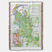 Nord Park Map Blanket - Pittsburgh, PA Decke (Vorderseite Vertikal)