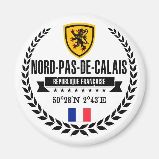 Nord-Pas-de-Calais Magnet (Vorne)