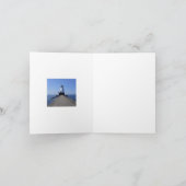 Nord-Pierhead-Leuchtturm-Blankenkarte Dankeskarte (Innenseite)
