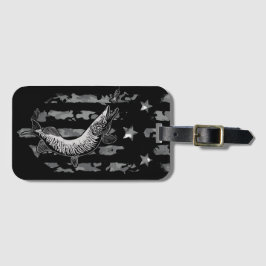 Nord-Pike Tiger Musky Fischen Lover Gepäckanhänger