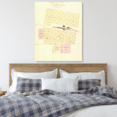 Nord Platte, Nebraska Leinwanddruck (Insitu (Schlafzimmer))