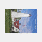 Nord Point Leuchtturmdecke Fleecedecke (Vorderseite (Horizontal))