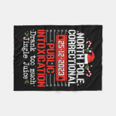 Nord-Pol-Rauschgiftsfamilie Fleecedecke (Vorderseite (Horizontal))