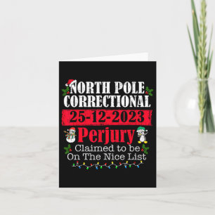 Nord-Pole Korrektive Perjury Familie Matching Ch Karte