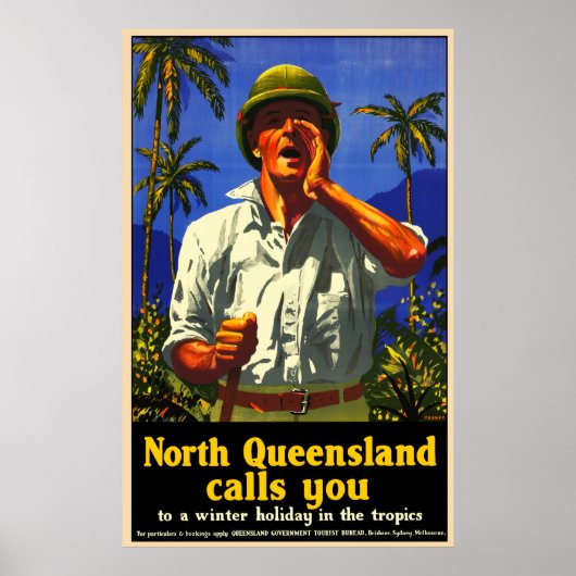 Nord-Queensland Vintag Poster (Vorne)