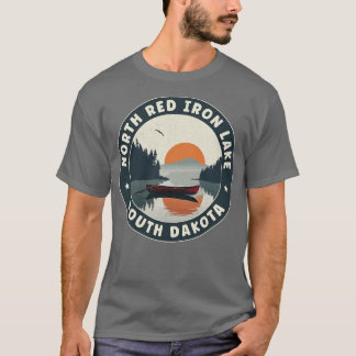 Nord Red Iron Lake South Dakota Sunset T-Shirt