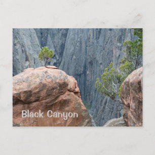 Nord-Rim des Schwarzen Canyons Postkarte