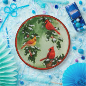 Nord-Rote Kardinal und Holly Pappteller (Party)