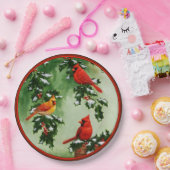 Nord-Rote Kardinal und Holly Pappteller (Party)