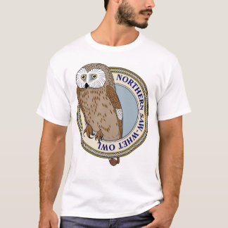 Nord Säge-Whet Eule-m T-Shirt