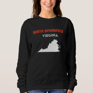 Nord-Springfield Virginia USA Bundesstaat Amerika Sweatshirt