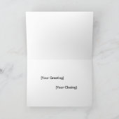 Nord Star glaubt Weihnachtsgrüßen Feiertagskarte (Innenseite)