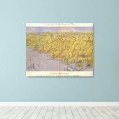 Nord-Süd-Carolina 3 Leinwanddruck (Insitu (Holzboden))