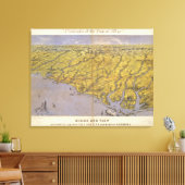 Nord-Süd-Carolina 3 Leinwanddruck (Insitu (Wohnzimmer))