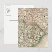 Nord-Süd-Carolina 3 Postkarte (Vorne/Hinten)