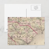 Nord-Süd-Carolina 4 Postkarte (Vorne/Hinten)