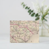 Nord-Süd-Carolina 4 Postkarte (Stehend Vorderseite)