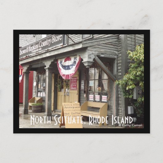 Nord-Süd-Insel Rhode Postkarte (Vorderseite)