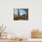 Nord - Taj Mahal in Agra, Westindien Poster (Küche)