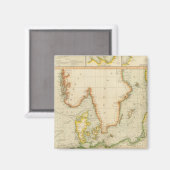 Nord- und Ostsee Magnet (Vorderseite/Rückseite)