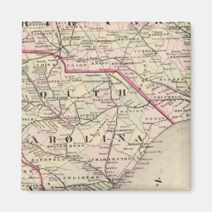 Nord- und Süd-Carolina 4 Magnet