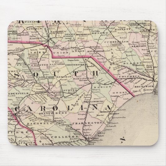 Nord- und Süd-Carolina 4 Mousepad (Vorne)