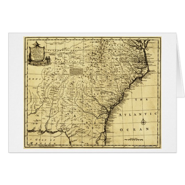 Nord- und Süd-Carolina & Georgia - Panoramaausblic (Vorderseite (Horizontal))