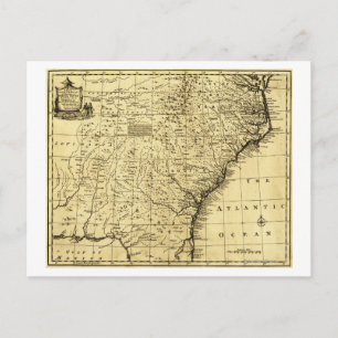 Nord- und Süd-Carolina & Georgia - Panoramaausblic Postkarte