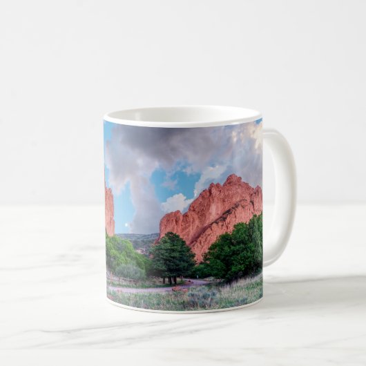 Nord- und Süd-Gateway-Rocks-Garten der Götter-Tass Kaffeetasse (VorderseiteRechts)