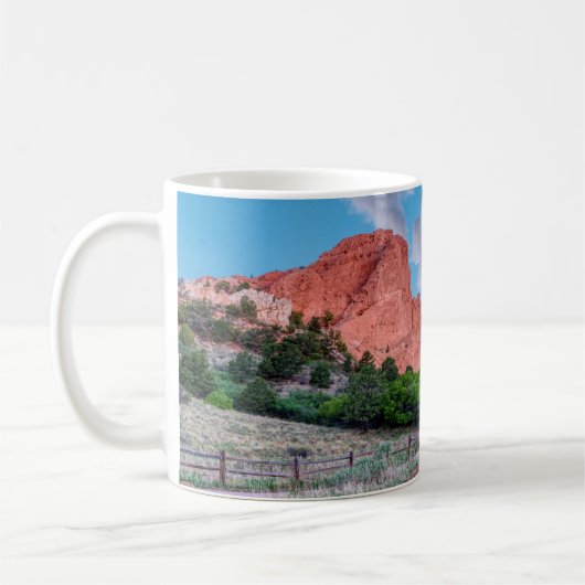 Nord- und Süd-Gateway-Rocks-Garten der Götter-Tass Kaffeetasse (Links)
