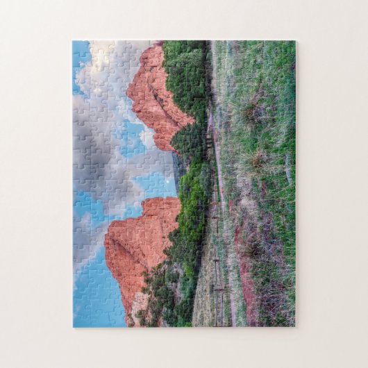 Nord und Süd Gateway Rocks Garten Gottes Puzzle (Vertikal)