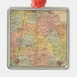 Nord- und Süd-Murderkill Ornament Aus Metall