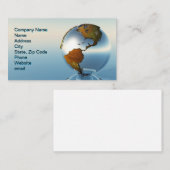 Nord- und Südamerika Visitenkarte (Vorne/Hinten)