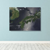 Nord- und Südkorea, Leinwanddruck (Insitu (Holzboden))